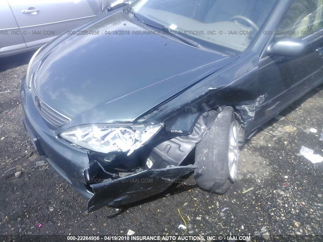4T1BF30KX5U091980 - 2005 TOYOTA CAMRY LE/XLE/SE GREEN photo 6
