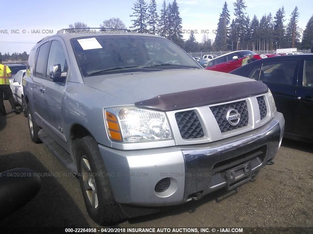 5N1AA08B26N710936 - 2006 NISSAN ARMADA SE/LE SILVER photo 1