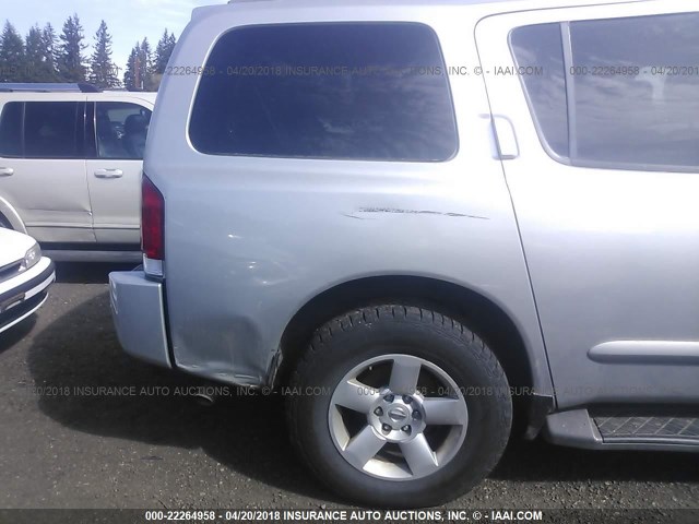 5N1AA08B26N710936 - 2006 NISSAN ARMADA SE/LE SILVER photo 6