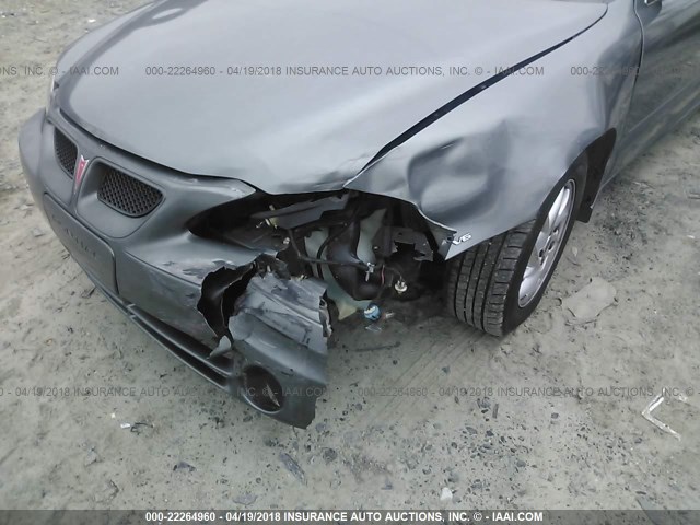 1G2NF52E84M646111 - 2004 PONTIAC GRAND AM SE1 GRAY photo 6