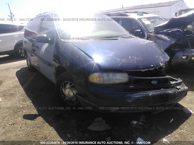 2FMDA5141SBB11523 - 1995 FORD WINDSTAR WAGON PURPLE photo 1