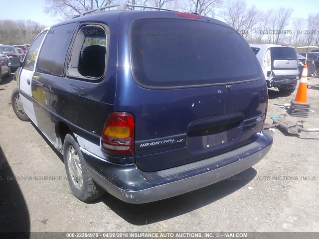 2FMDA5141SBB11523 - 1995 FORD WINDSTAR WAGON PURPLE photo 3