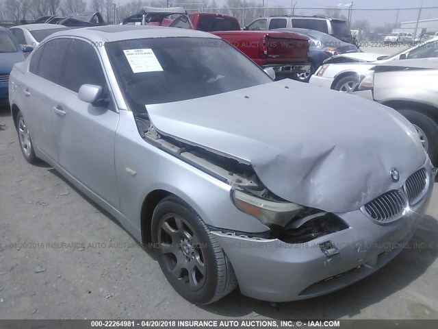 WBANA53594B847386 - 2004 BMW 525 I SILVER photo 1