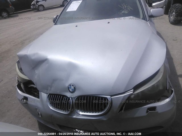 WBANA53594B847386 - 2004 BMW 525 I SILVER photo 6