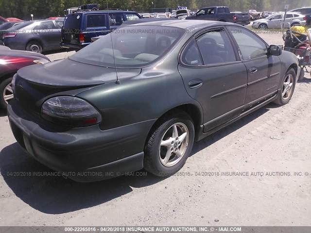 1G2WP52KXYF126221 - 2000 PONTIAC GRAND PRIX GT GREEN photo 4