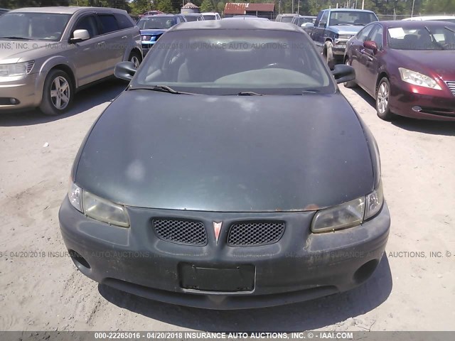 1G2WP52KXYF126221 - 2000 PONTIAC GRAND PRIX GT GREEN photo 6