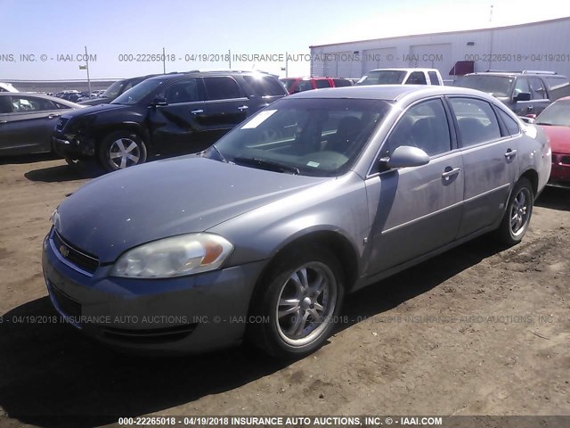 2G1WT58N169388927 - 2006 CHEVROLET IMPALA LT GRAY photo 2