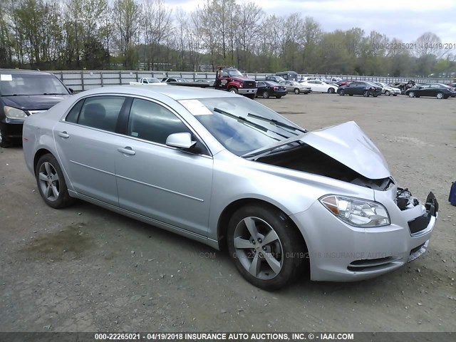 1G1ZC5EU4BF321281 - 2011 CHEVROLET MALIBU 1LT 银色 照片 1