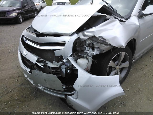 1G1ZC5EU4BF321281 - 2011 CHEVROLET MALIBU 1LT 银色 照片 6