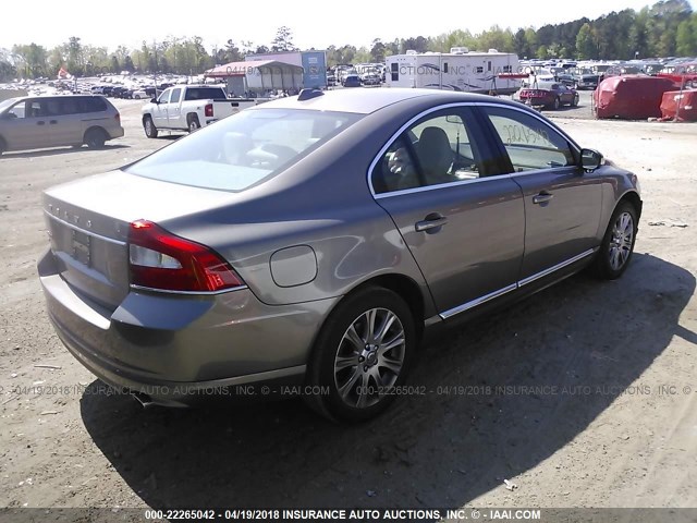 YV1952AS5B1137401 - 2011 VOLVO S80 3.2 GRAY photo 4