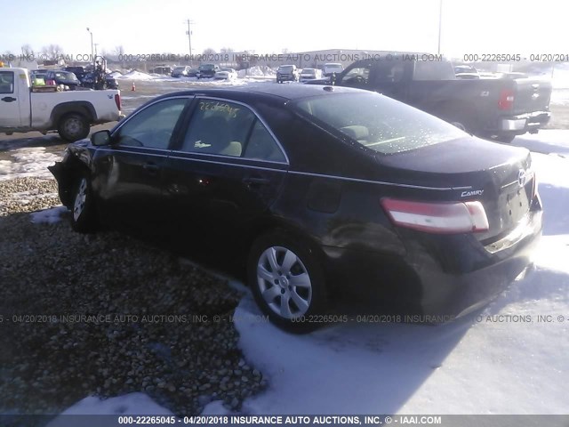 4T1BF3EK1AU083740 - 2010 TOYOTA CAMRY SE/LE/XLE 黑色 照片 3