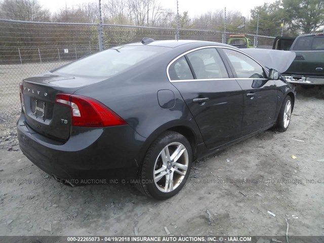 YV126MFK6F1337003 - 2015 VOLVO S60 PREMIER GRAY photo 4