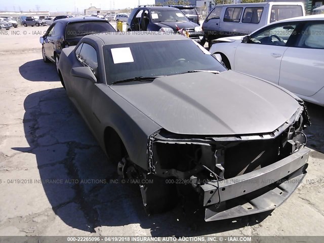 2G1FB1E35D9119261 - 2013 CHEVROLET CAMARO LT GRAY photo 1