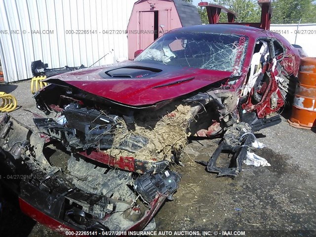 2C3CDZFJ3HH549256 - 2017 DODGE CHALLENGER R/T 392 RED photo 6