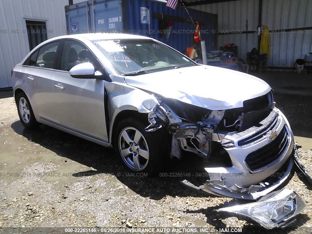 1G1PC5SB1F7258649 - 2015 CHEVROLET CRUZE LT SILVER photo 1