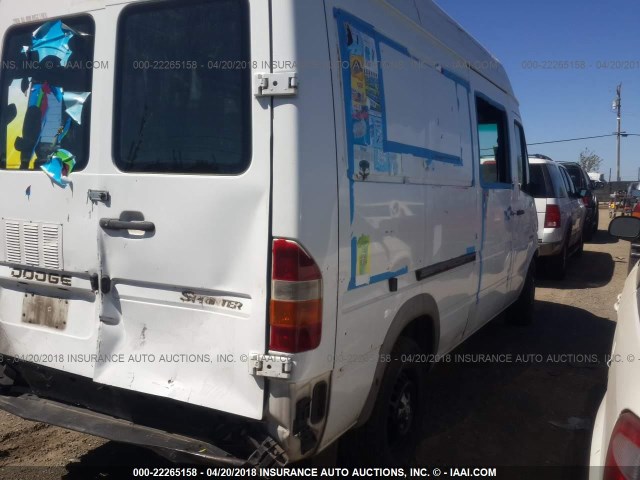 WD0PD644755789249 - 2005 DODGE SPRINTER 2500 WHITE photo 4