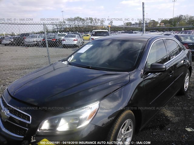 1G11B5SA7DF328853 - 2013 CHEVROLET MALIBU LS 灰色 照片 2