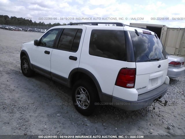 1FMZU63K83UA28259 - 2003 FORD EXPLORER XLT/XLT SPORT/NBX 白色 照片 3