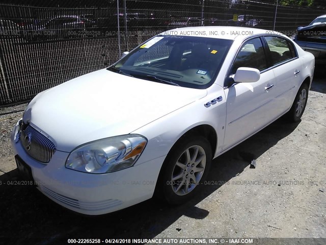 1G4HD57218U156124 - 2008 BUICK LUCERNE CXL WHITE photo 2