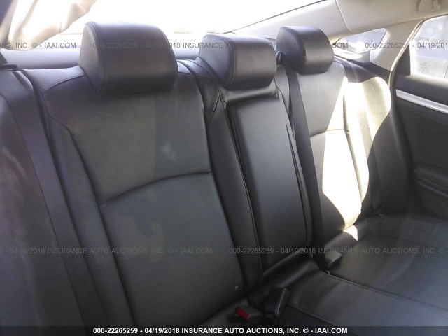 19XFC1F72GE022577 - 2016 HONDA CIVIC EXL SILVER photo 8