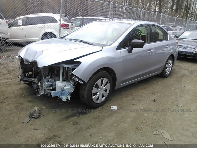 JF1GJAA62FH015068 - 2015 SUBARU IMPREZA SILVER photo 2