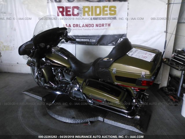 1HD1FC4117Y610572 - 2007 HARLEY-DAVIDSON FLHTCUI Жасыл фото 3