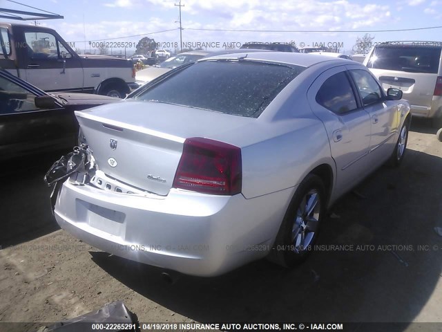 2B3KA43RX7H734594 - 2007 DODGE CHARGER SE/SXT SILVER photo 4