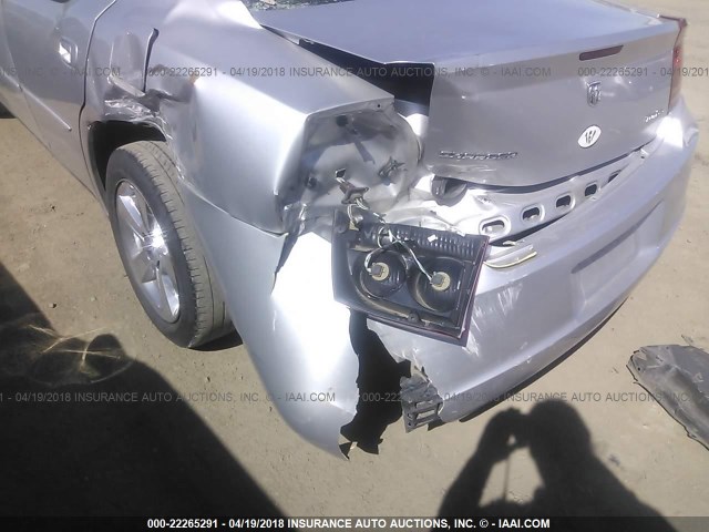 2B3KA43RX7H734594 - 2007 DODGE CHARGER SE/SXT SILVER photo 6