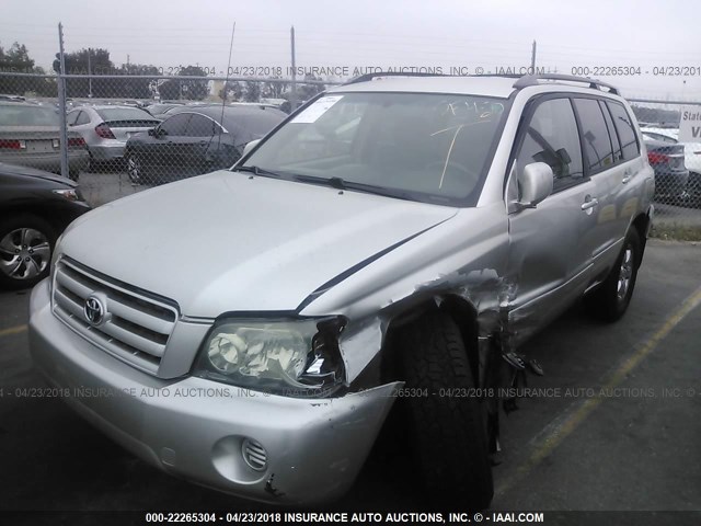 JTEGP21A040004029 - 2004 TOYOTA HIGHLANDER LIMITED GRAY photo 2