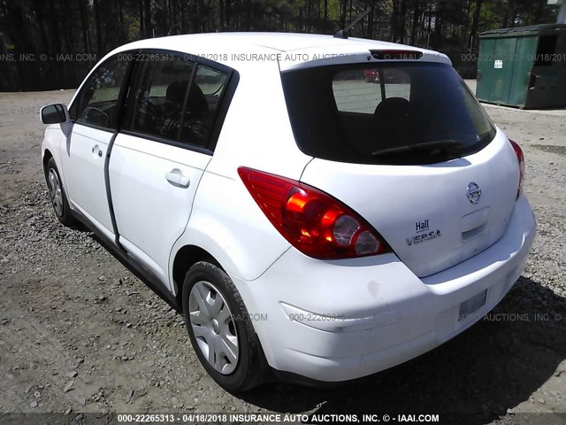 3N1BC1CP4AL356425 - 2010 NISSAN VERSA S/SL WHITE photo 3