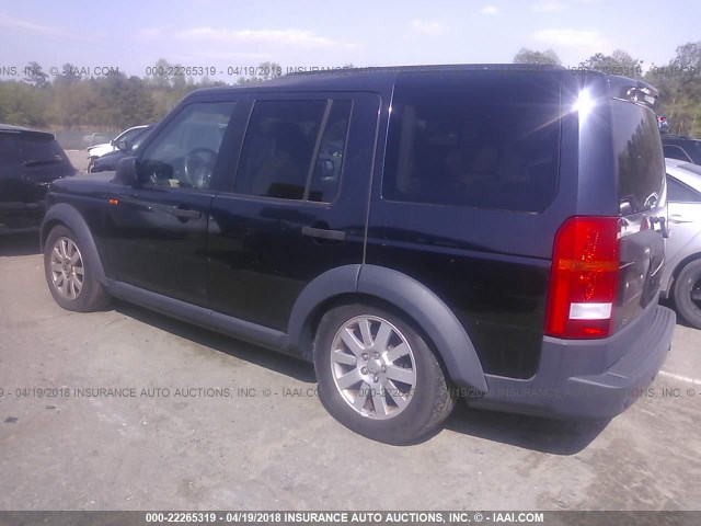 SALAE25426A410940 - 2006 LAND ROVER LR3 SE BLACK photo 3