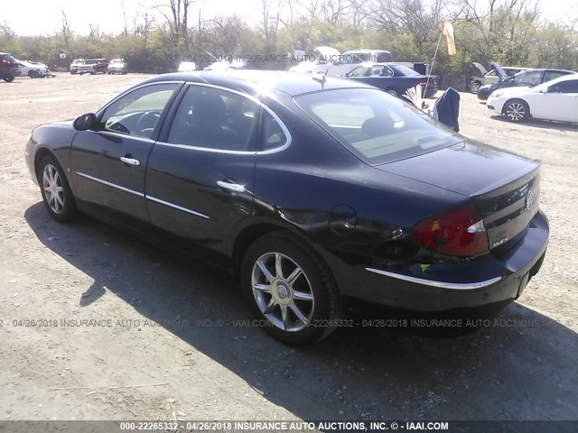 2G4WE587961222796 - 2006 BUICK LACROSSE CXS BLACK photo 3