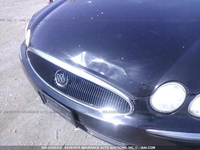 2G4WE587961222796 - 2006 BUICK LACROSSE CXS BLACK photo 6