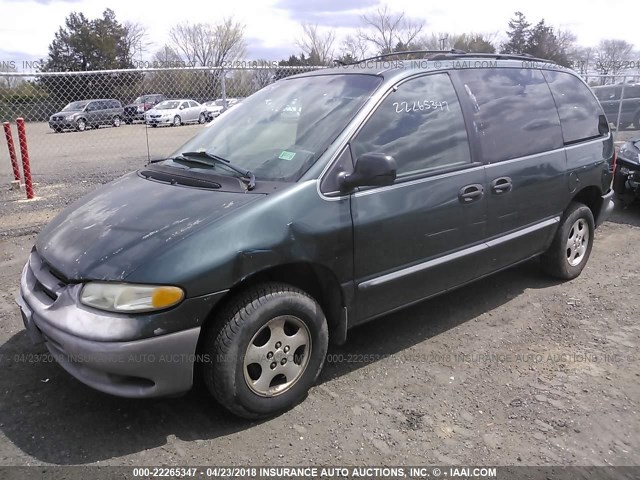 2B4GP25G0YR703561 - 2000 DODGE CARAVAN GRAY photo 2