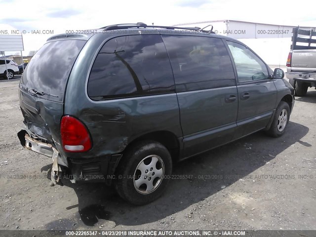 2B4GP25G0YR703561 - 2000 DODGE CARAVAN GRAY photo 4