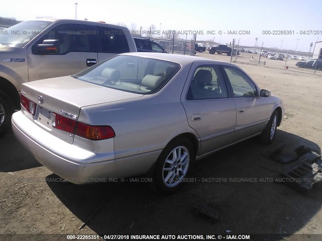 4T1BF28K81U130753 - 2001 TOYOTA CAMRY LE/XLE Gold Foto 4