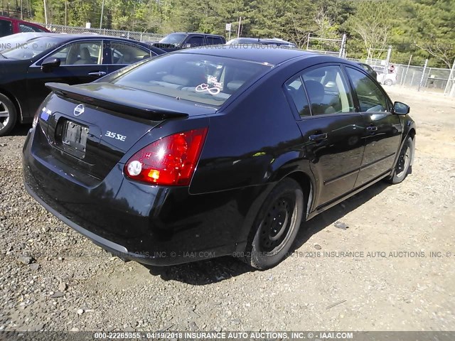 1N4BA41E97C808322 - 2007 NISSAN MAXIMA SE/SL BLACK photo 4