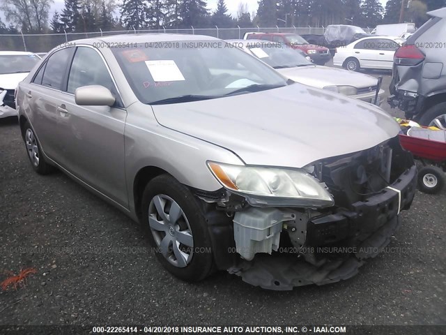 4T1BE46K78U259546 - 2008 TOYOTA CAMRY CE/LE/XLE/SE GOLD photo 1