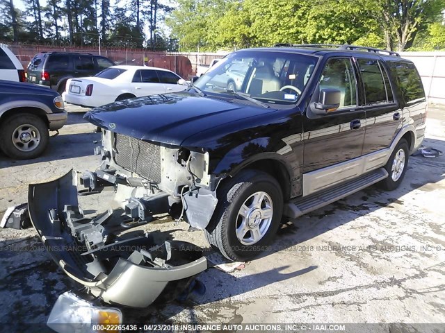 1FMPU18505LA91829 - 2005 FORD EXPEDITION EDDIE BAUER BLACK photo 2