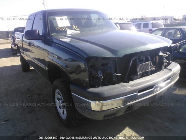 2GCEC19T031184235 - 2003 CHEVROLET SILVERADO C1500 GREEN photo 1