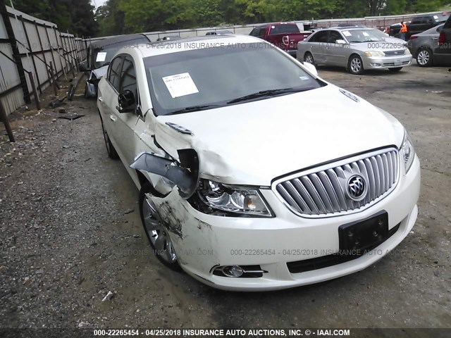 1G4GE5GD4BF104542 - 2011 BUICK LACROSSE CXS CREAM photo 1
