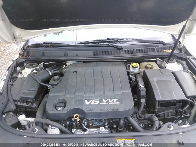 1G4GE5GD4BF104542 - 2011 BUICK LACROSSE CXS CREAM photo 10