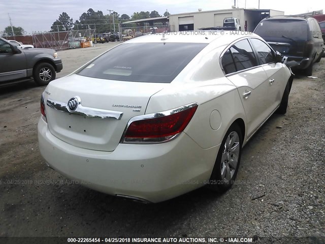 1G4GE5GD4BF104542 - 2011 BUICK LACROSSE CXS CREAM photo 4