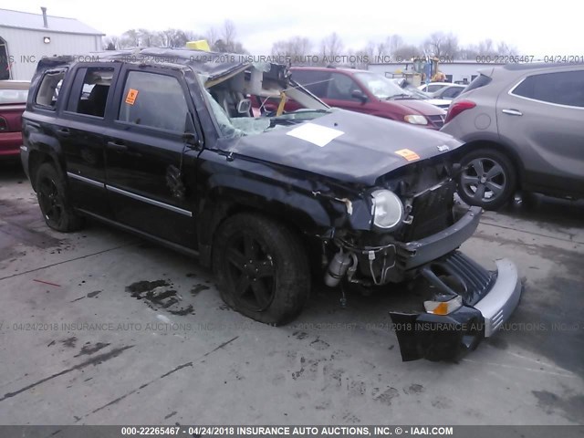 1J8FF48W68D512884 - 2008 JEEP PATRIOT LIMITED BLACK photo 1