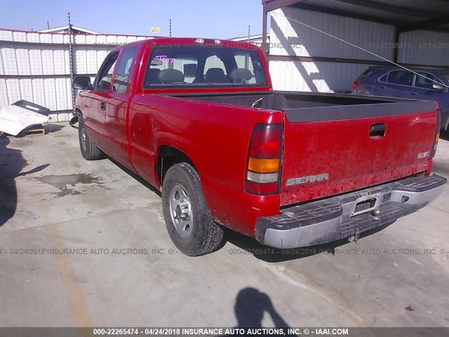 1GTEC19X34Z215618 - 2004 GMC NEW SIERRA C1500 RED photo 3