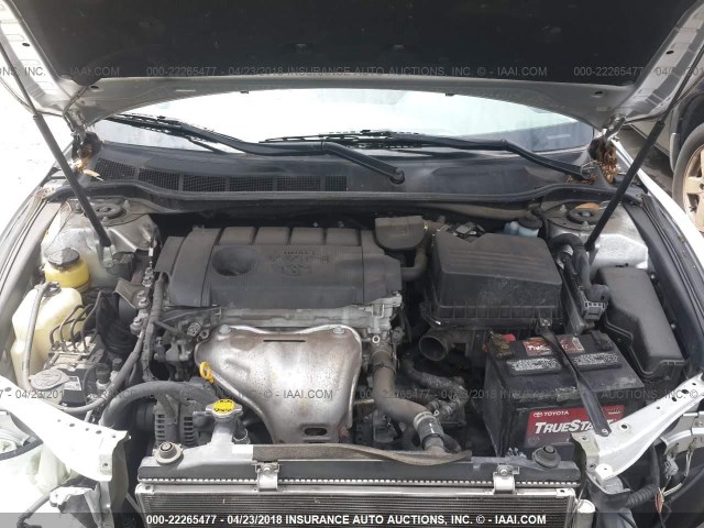 4T1BF3EK5BU622779 - 2011 TOYOTA CAMRY SE/LE/XLE SILVER photo 10