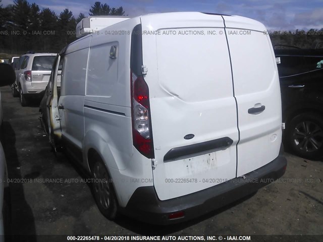 NM0LS7F76E1151301 - 2014 FORD TRANSIT CONNECT XLT WHITE photo 3