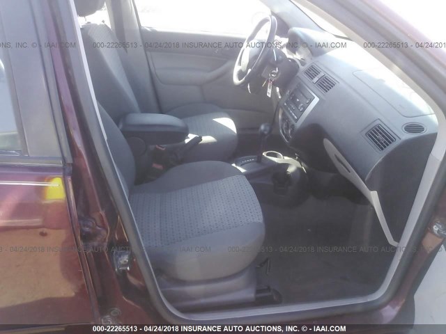 1FAHP34N27W233980 - 2007 FORD FOCUS ZX4/S/SE/SES 栗色 照片 5