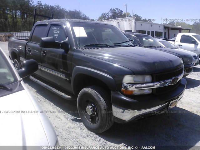 1GCHC23G12F232900 - 2002 CHEVROLET SILVERADO C2500 HEAVY DUTY BLACK photo 1