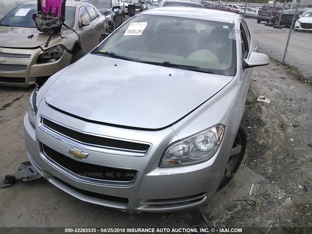 1G1ZC5EU5BF350854 - 2011 CHEVROLET MALIBU 1LT 银色 照片 2